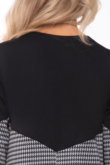 Платье "Игра на контрасте" П7448