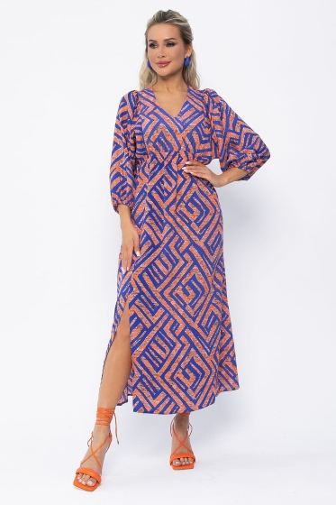 Платье Неповторимая (апельсин) П13643-33М