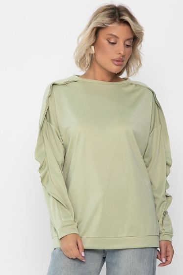 Джемпер Эвелина (оливковый) Б14232-5М