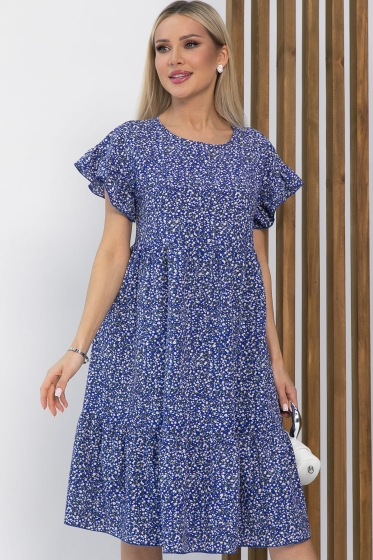 Платье Лапушка (синее) П13535-18М