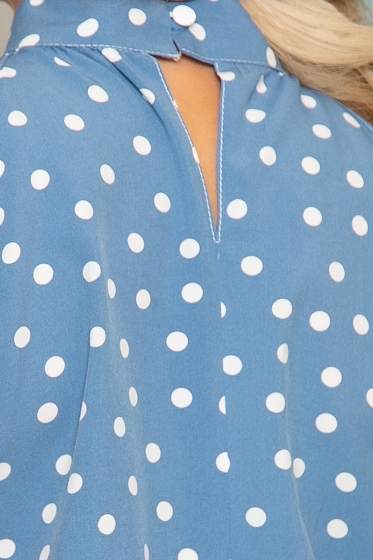 Сарафан "Лето в городе" (голубой) П3525