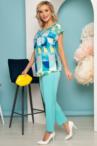 Костюм "Марита" (бирюза) К3553
