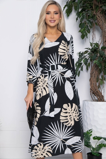 Платье Аглая (черное) П10729