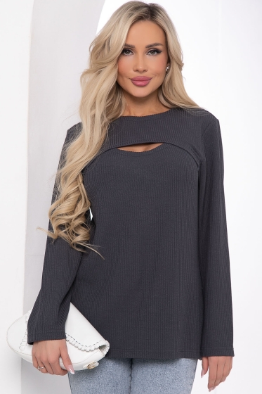 Джемпер "Далила" (серый) Б8477