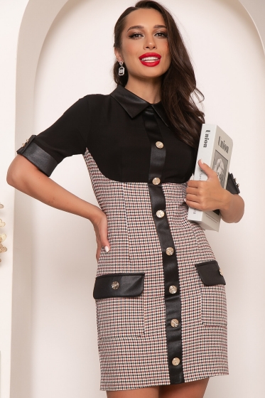 Платье "Токио" (блэк) П4174