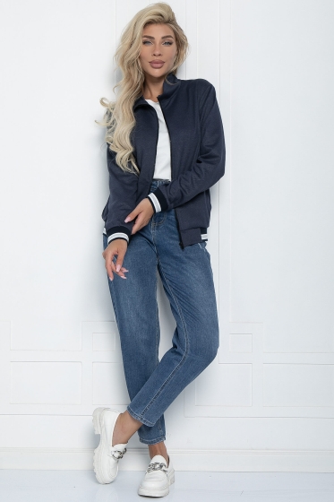 Бомбер Спорт (темно-синий) Б11012