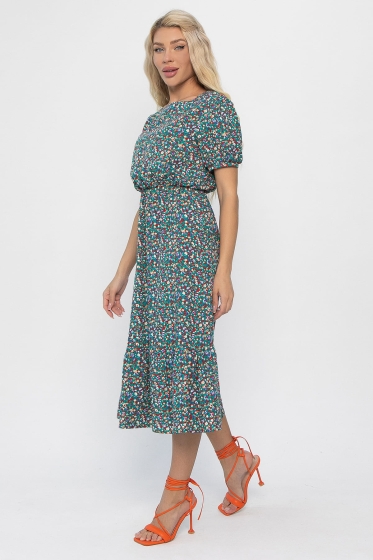 Платье Мирэль (зеленое) П13858-35М