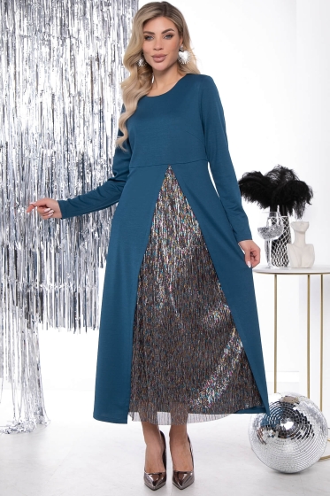 Платье "Аларика" (морская волна) П7979