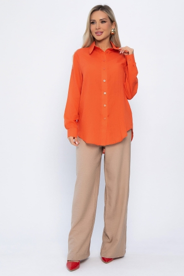 Рубашка Воздушное настроение (оранжевая) Б13827-7М