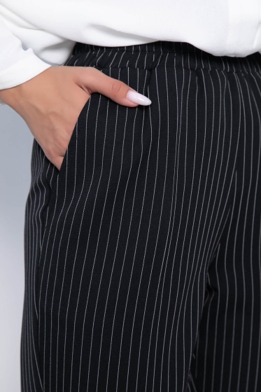 Брюки Деловой взгляд (черные) Б10743