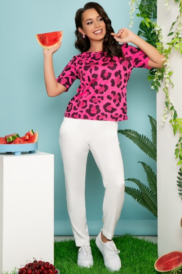 Футболка "Модный призыв" (фуксия) Б3803