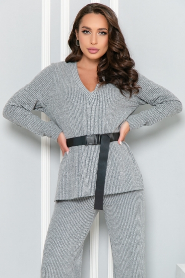 Костюм брючный "Дина" (грей) К5124