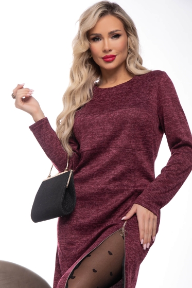 Платье "Хизер" (бордо) П7638
