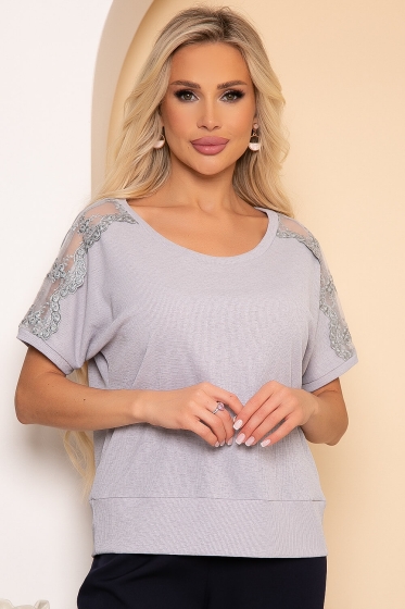 Блуза "Ангелика" (жемчужная) Б3874