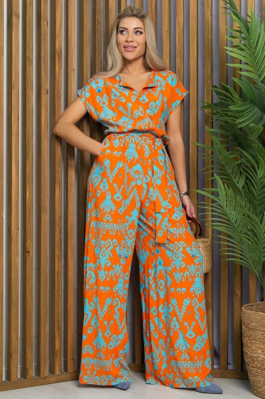 Комбинезон Сезария (оранжевый) К13503-5М