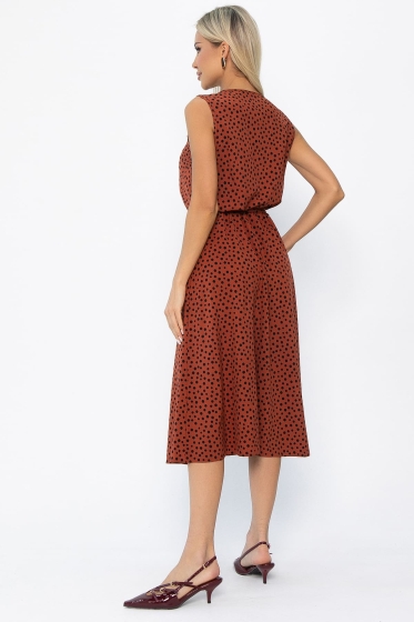 Платье Поцелуй солнца (терракот) П13902-19М