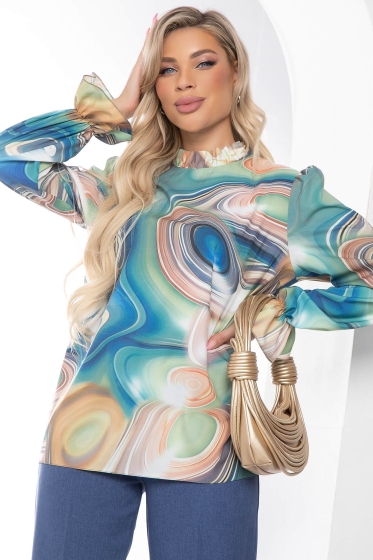 Блуза "Палитра художницы" (мультиколор) Б8457