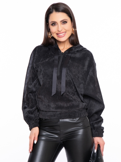 Худи "Вельвет" (блэк) Б2786