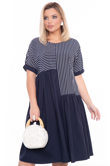 Платье "Милана" (полоска) П3248