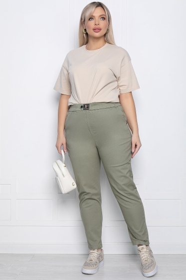 Джинсы Пленительный образ (олива) Б10308