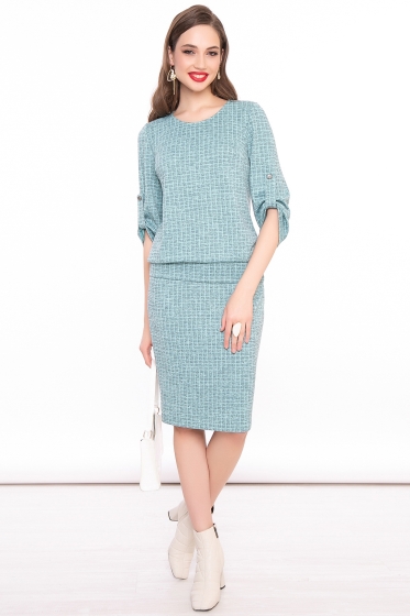 Костюм "Повседневная классика" (мята) К3023