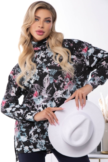 Джемпер "Ариана" (цветы) Б7365