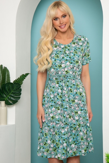 Платье "Сиеста" (нефрит) П3615