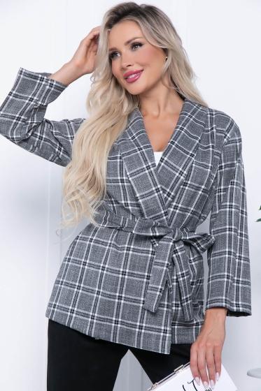 Пиджак "Нинель" Б7292 (грей)