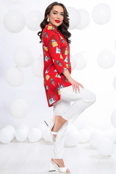 Рубашка "Классика времени" (рэд) Б5545