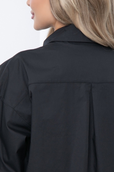 Рубашка "Акцент" (черная) Б4266