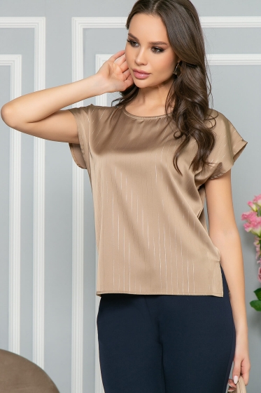 Блуза "Предвкушение" (кофе с молоком) Б5045