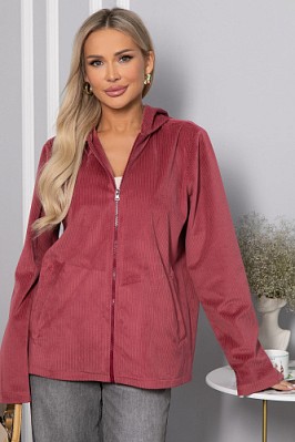 Толстовка из вельвета Нимара (чайная роза) Б14413-25М