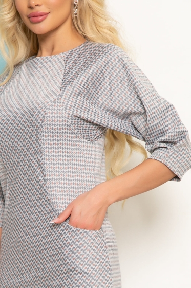 Платье "Дебора" (пыльная роза) П3951