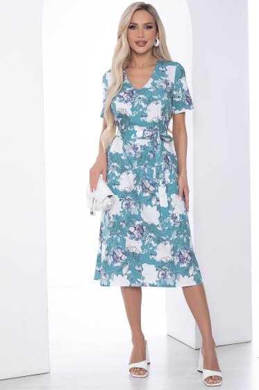 Платье Мое любимое платье бирюзовое П10069