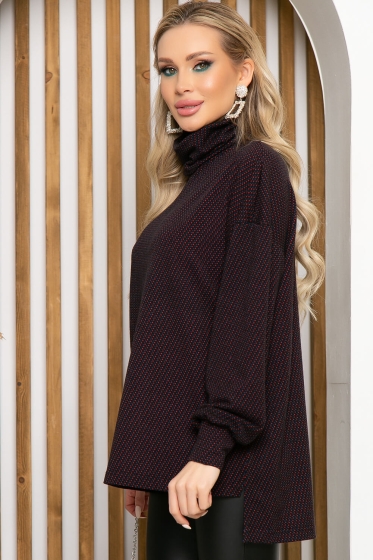 Джемпер "Ариана" (блэк, принт) Б4756