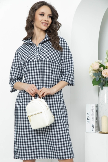 Платье "Капитолина" (блю) П5688