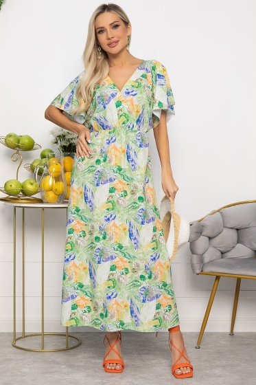 Платье Летнее настроение (зеленое) П13727-7М