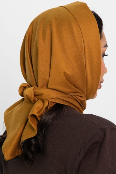 Косынка с отворотом (горчичная) КО19-23М