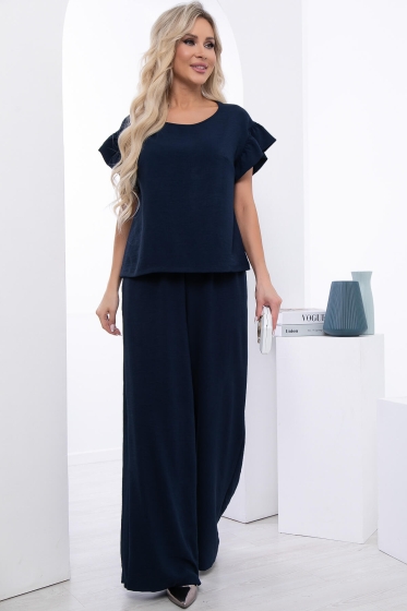 Костюм "Городской шик" (темно-синий) К7046