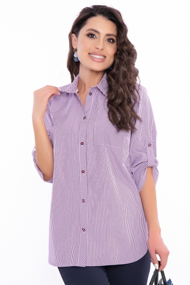 Рубашка "Стелла" (виноград) Б2812