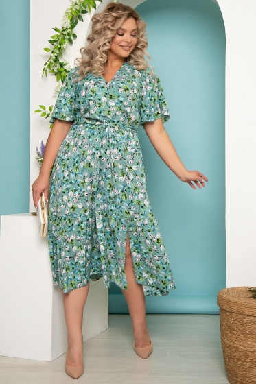 Платье "Лейла" (нефрит) П3663