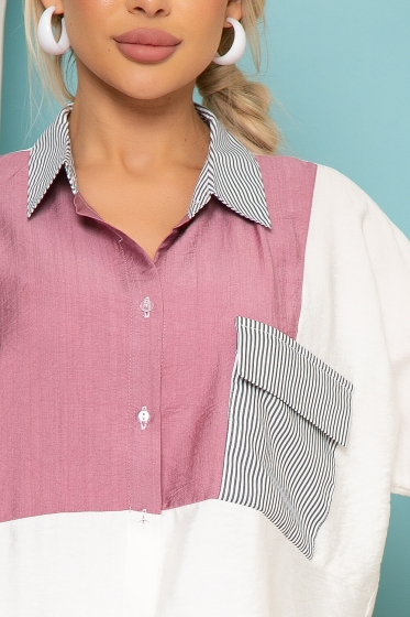 Блуза "Венеция" (пыльная роза) Б3789