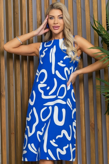 Платье Люси (синее) П13482-25М