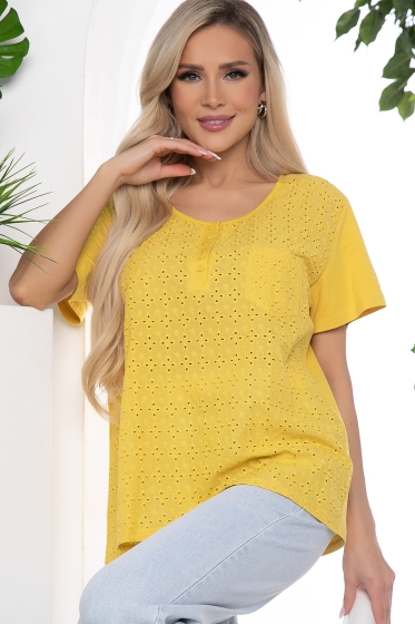 Блуза Радмила (горчица) Б10430