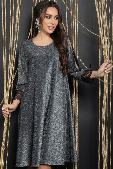 Платье Яна (серебро) П11783