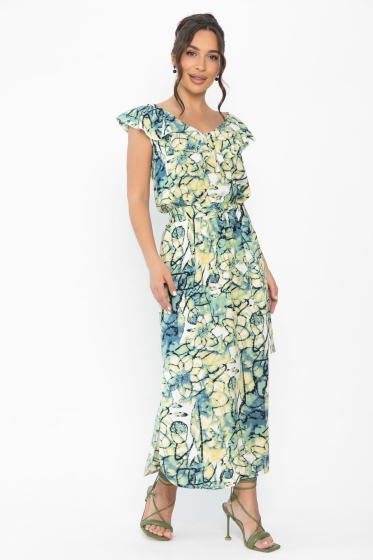 Платье Хелена (нежно-зеленое) П13925-4М