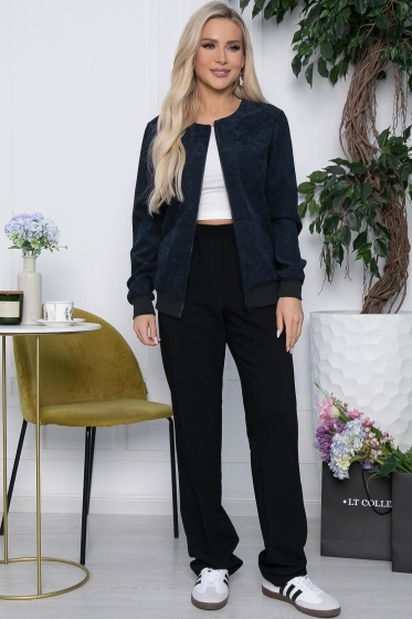 Бомбер Каприз (темно-синий) Б10652