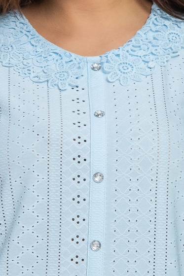 Блуза Петуния (небесно-голубая) Б13275-20М