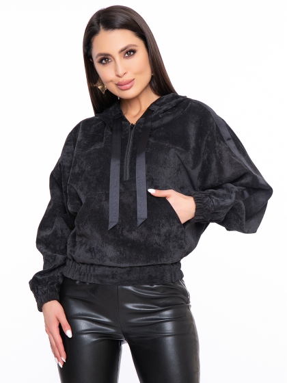 Худи "Вельвет" (блэк) Б2786