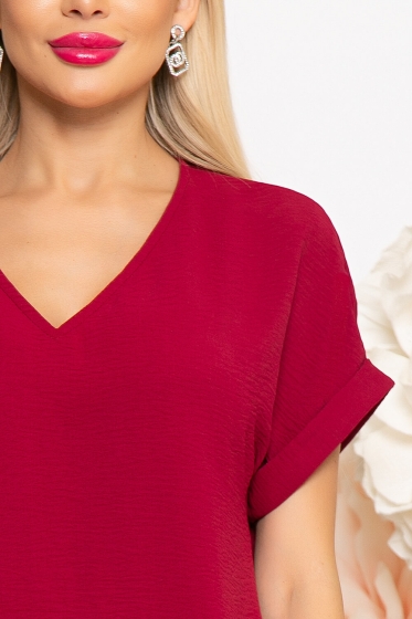 Платье "Герда" (бордо) П3953